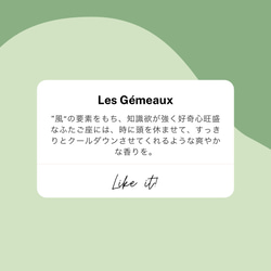 Les Gémaux　12星座ソイワックスアロマキャンドル 3枚目の画像