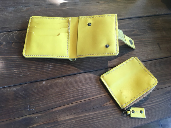 【受注生産】幸せの黄色いお財布 4枚目の画像