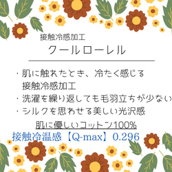 不織布マスクカバー 接触冷感 クレンゼ 綿100% 冷感 抗菌 抗ウイルス 肌に優しい マスクカバー 防臭 夏 8枚目の画像