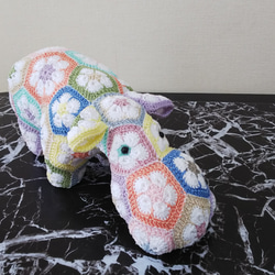 アフリカンフラワーカバ3号春夏糸 あみぐるみ リンベル 通販 9731067