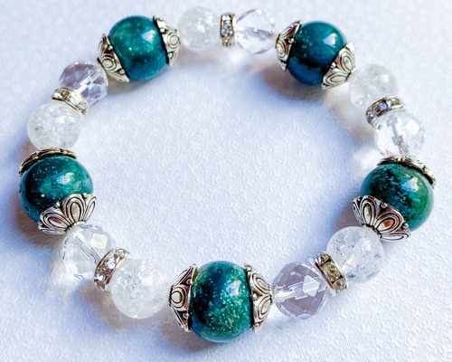 星空 オーダーブレスレット♪ 星空瑪瑙ブレスレット② - メルカリ