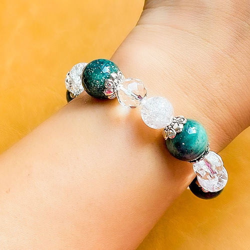 星空瑪瑙（ほしぞらめのう）のブレスレット ブレスレット ekyuza