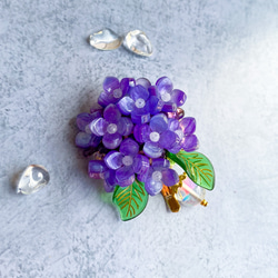 紫陽花のポニーフック 3枚目の画像