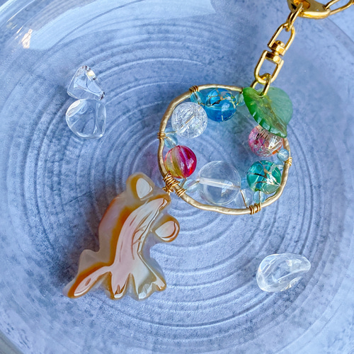 夏祭り 縁日の金魚のキーホルダー その他アクセサリー ekyuza