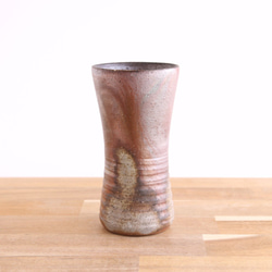 備前焼　ビアカップ【A】【陶器・ビアグラス・コップ】 2枚目の画像