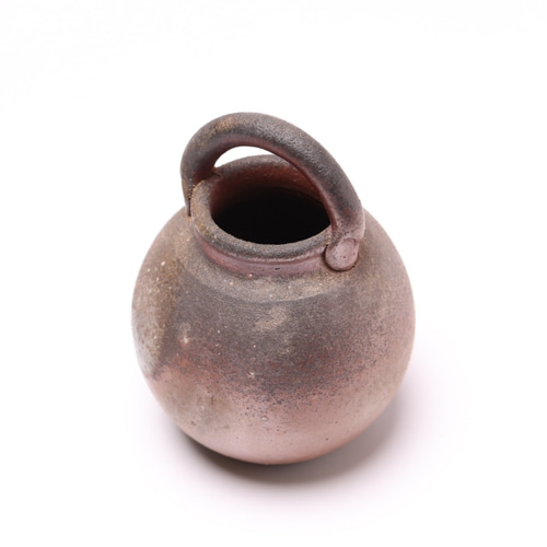 備前焼 手付き一輪挿し【B】 【陶器・花器・花入れ・フラワー 備前焼 手付き一輪挿し【B】 【陶器・花器・花入れ・フラワー