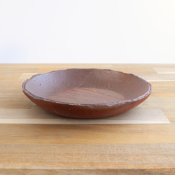 備前焼　たたき皿（大）【陶器・皿・プレート】 3枚目の画像