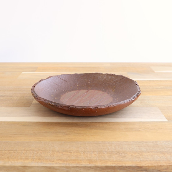 備前焼　たたき皿（小）【陶器・皿・プレート】 3枚目の画像