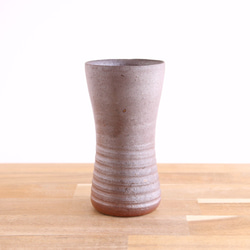 備前焼　ビアカップ【C】【陶器・ビアグラス・コップ】 2枚目の画像