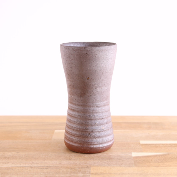 備前焼　ビアカップ【C】【陶器・ビアグラス・コップ】 2枚目の画像