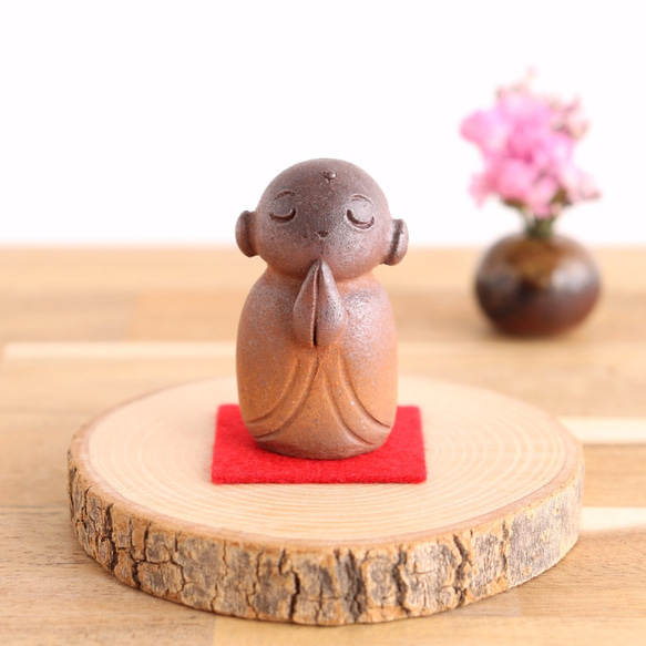 備前焼 お地蔵さん（小）【陶器・置物】 その他置物 備前焼 焼き