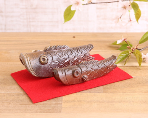 陶器製 鯉のぼり絵皿 専用箱付き　半額価格！ 陶器製 鯉のぼり絵皿 専用箱付き 半額価格！ 陶器製 鯉のぼり絵