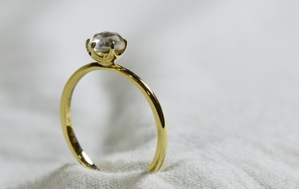 ＊受注生産＊ローズカットのアンティーク調リング