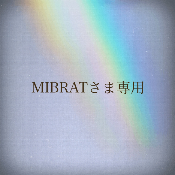 MIBRATさま専用ページ 1枚目の画像