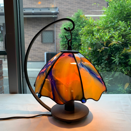 魅惑の色 ランプ ステンドグラス スタンドライト・テーブルランプ 陽