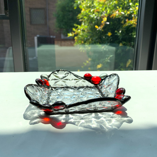 新品 ステンドグラス 飾り 赤 楽天市場】ステンドグラス パネル 住宅用 パッチワークハート