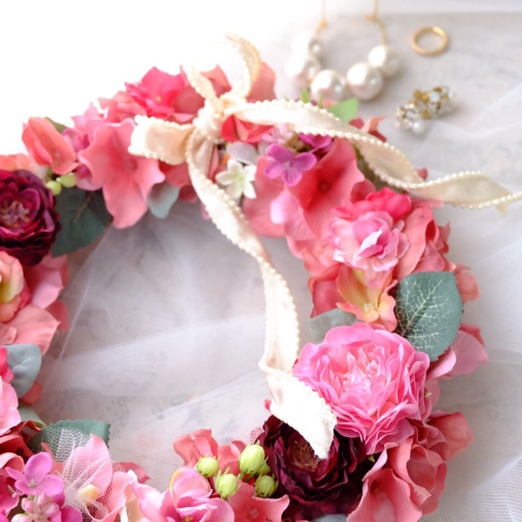 ラブリー♡リース リース Coral*K 通販｜Creema(クリーマ) 1874216 