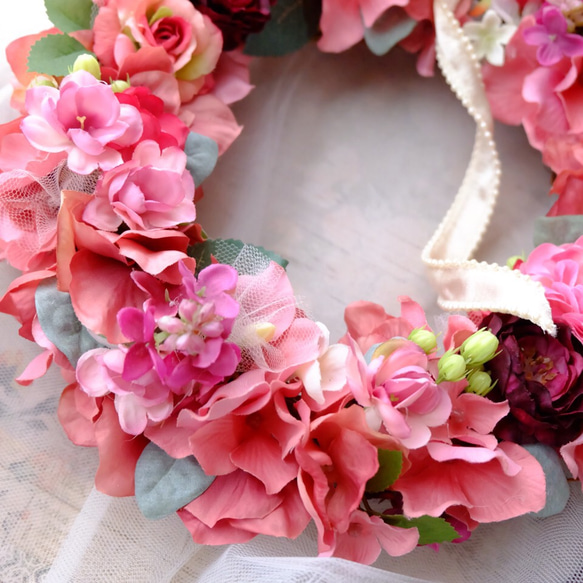 ラブリー♡リース リース Coral*K 通販｜Creema(クリーマ) 1874216 