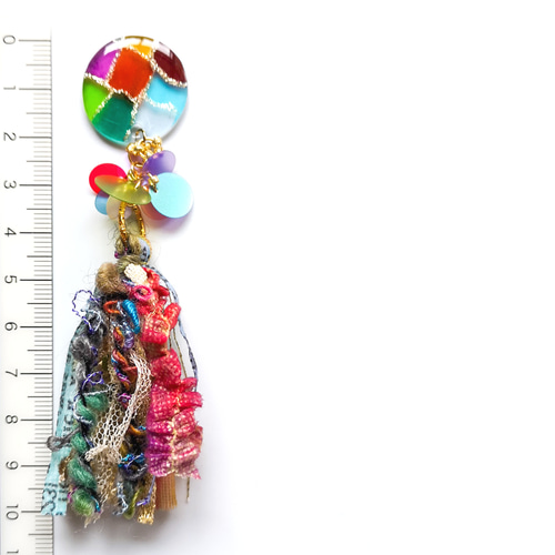 レジンヘアゴム.ブローチ☘ハンドメイド☘手描きNo.202 レジンヘアゴム.ブローチ☘ハンドメイド☘手描きNo.202 レジンヘアゴム