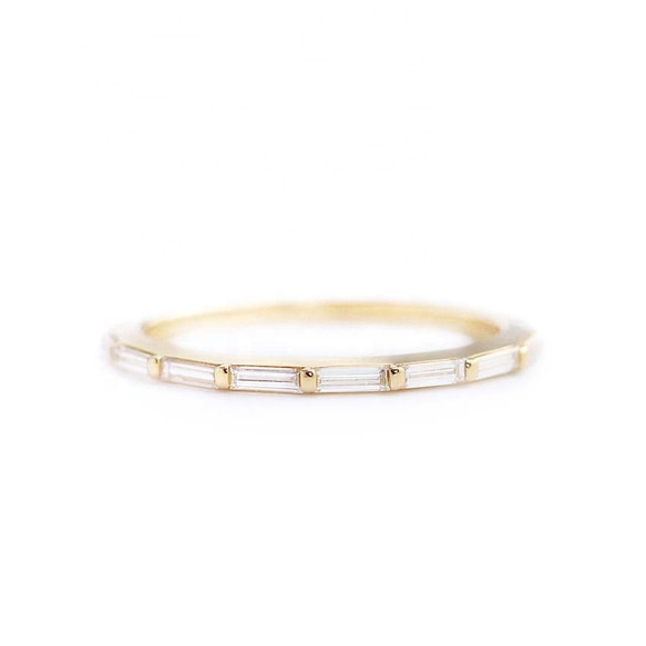 Baguette Line Ring【送料無料】 1枚目の画像