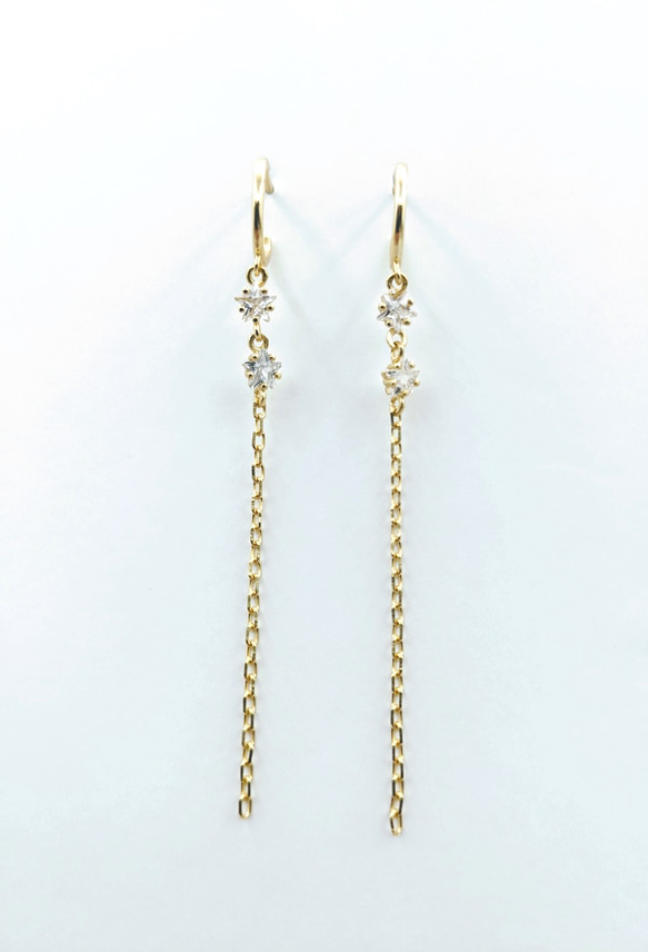 【送料無料】Shooting Star Earrings 1枚目の画像