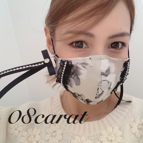 マスクチャーム リボン 2個セットハンドメイド