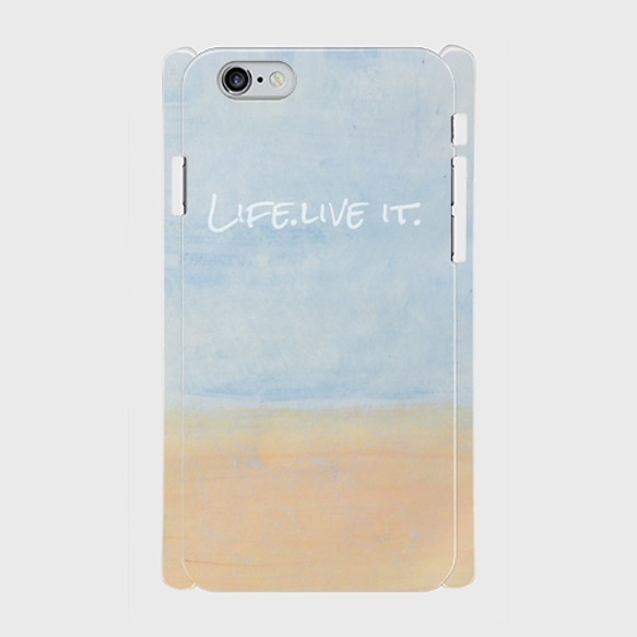 訂單生產的智能手機案“Life.Live吧。”手機殼 第1張的照片