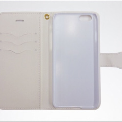 受注製作 Smartphone case『花見でごろん』手帳型スマホケース 2枚目の画像