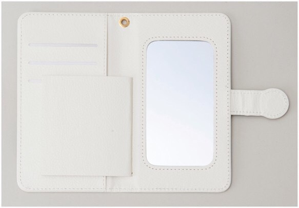 受注製作 Smartphone case『花見でごろん』手帳型スマホケース 4枚目の画像