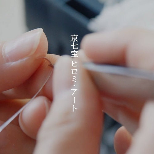再販】和桜ブローチ（まる）｜京七宝銀有線 ブローチ 京七宝