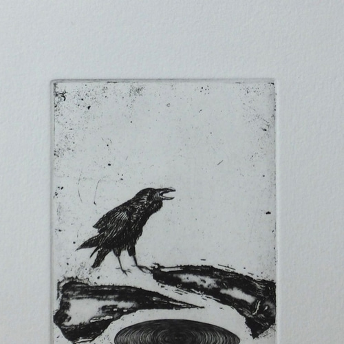 エッチング版画 4枚 Seed Stories 2020 ~小さな版画展~ 羊画廊
