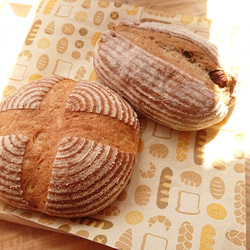金太郎飴みたいなパン　＜デコ食パン＆イチジクとクルミのカンパーニュ＞ 4枚目の画像