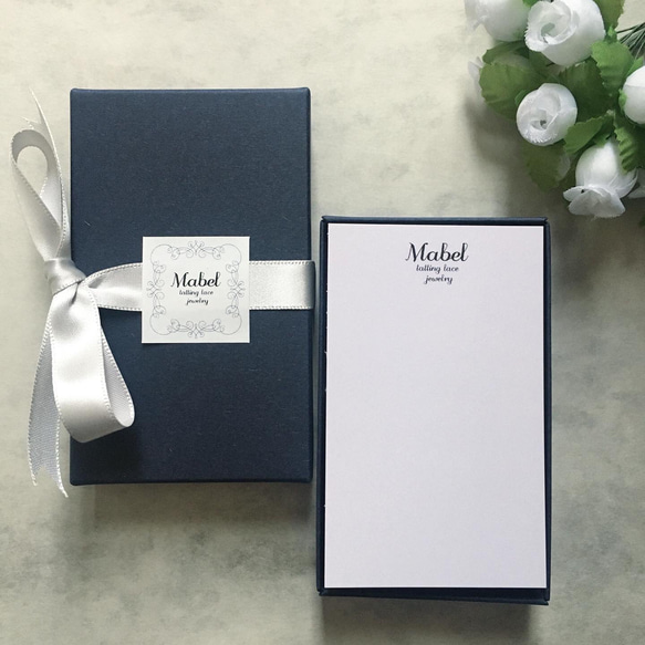 【Square Ⅱ/black】シルク手縫い糸製タティングレースのピアス/イヤリング・ノンホールピアス 10枚目の画像