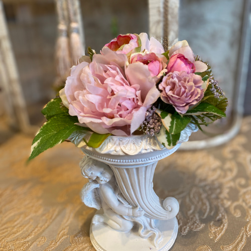 エンジェル 天使の花瓶 エンジェルガーデンブーケ 天使 エンジェル セメント 植木鉢 鉢 ポット