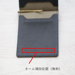 栃木レザー マネークリップ 財布 本革  手縫いハンドメイド 日本製 赤タグ付 6枚目の画像