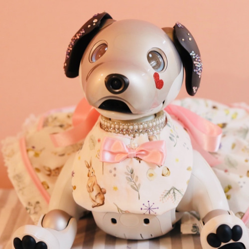 犬服ハンドメイド立体ラビットファー確認用