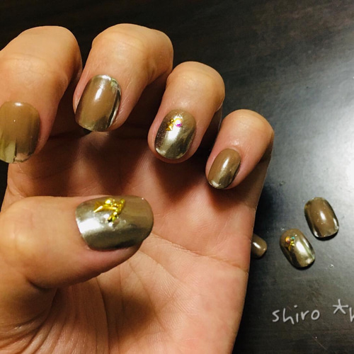 送料無料// No.08 ミライ* ジェルネイルチップ ネイルチップ（つけ爪  