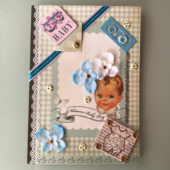 56 1800円コラージュノート風ブルー 楽天市場】ブラウン（手帳・ノート