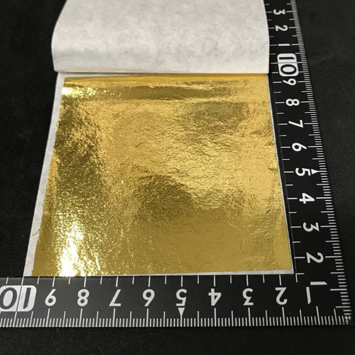 鑑定済み 金箔シート 200枚 24k 純金 食用可 ヘアー アクセサリー 料理 鑑定済み 金箔シート 200枚 24k 純金 食用可 ヘアー