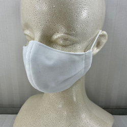 抗菌　抗ウイルス　で安心　シンプル　清潔　立体マスク　♡　ホワイト　デニム　♡　マスク　大人マスク　子供マスク　白マスク 4枚目の画像