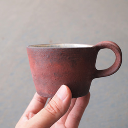 あかい土のカップ＆ソーサ― 10枚目の画像