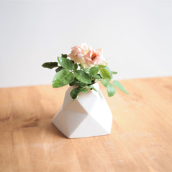 摺紙花瓶 -mont-（白色） 第2張的照片