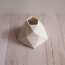 摺紙花瓶 -mont-（白色） 第4張的照片