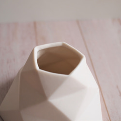 摺紙花瓶 -mont-（白色） 第6張的照片