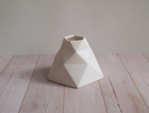 摺紙花瓶 -mont-（白色） 第9張的照片