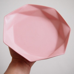 origamiプレート大（ピンク） 5枚目の画像