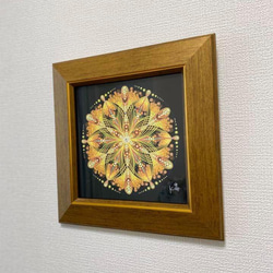 確認用】曼荼羅アート絵画花