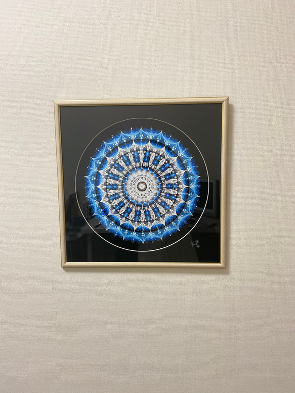 曼荼羅アート　LIGHT UP BLUE〜医療従事者の方々へ感謝を 3枚目の画像