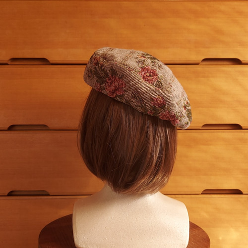 ベレー帽 ハンドメイド ◎シュウマイ帽子◎ハンドメイド オーダーメイド帽子 ベレー帽 ニット