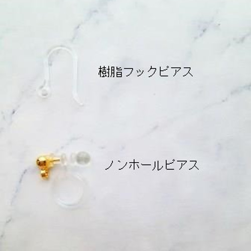 14kgf ～あなたの魅力を引き出す天然石のピアス～（グァバ